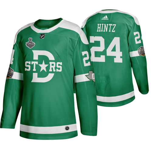Adidas Dallas Stars #24 Roope Hintz Men Green 2020 Stanley Cup Final Stitched Classic Retro NHL Jersey->dallas stars->NHL Jersey